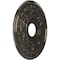 Ekena Millwork Baltimore PVC Ceiling Medallion (Canopies up to 6 1/2"), 16"OD x 3 1/2"ID x 1"P, Metallic Charcoal CMP16BACCH - alternate 5
